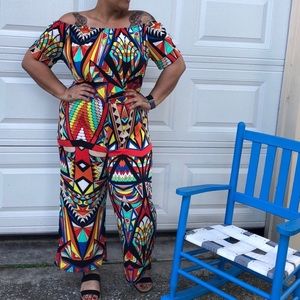 Colorful Stretchy Romper